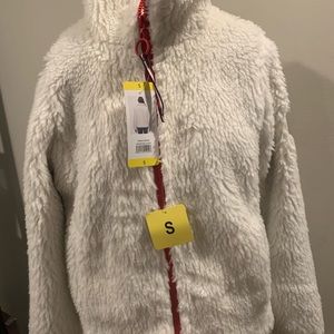 Tommy Hilfiger White Sherpa Fleece  Coat’s Jacket Small NWT